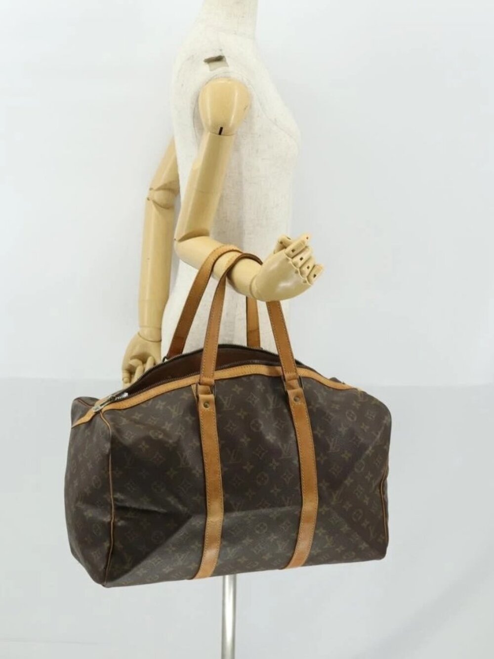 LOUIS VUITTON Monogram Sac Souple 45 Boston Bag M41624 LV Auth 158145 - Picture 15 of 16